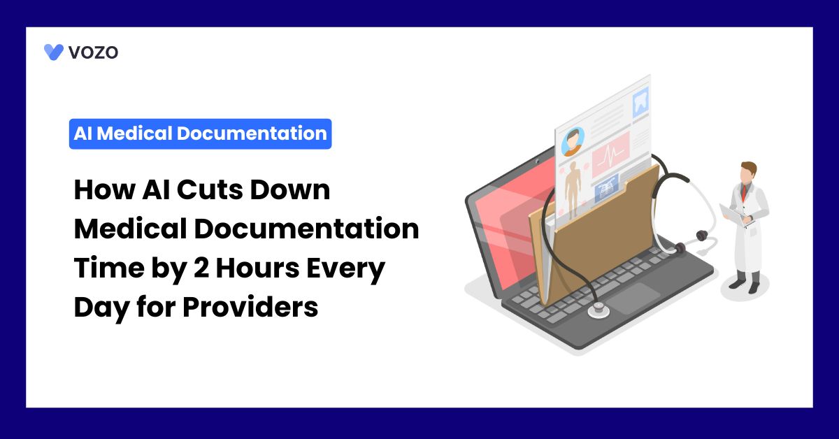 How AI Cuts Down Medical Documentation Time by 2 Hours Every Day for Providers